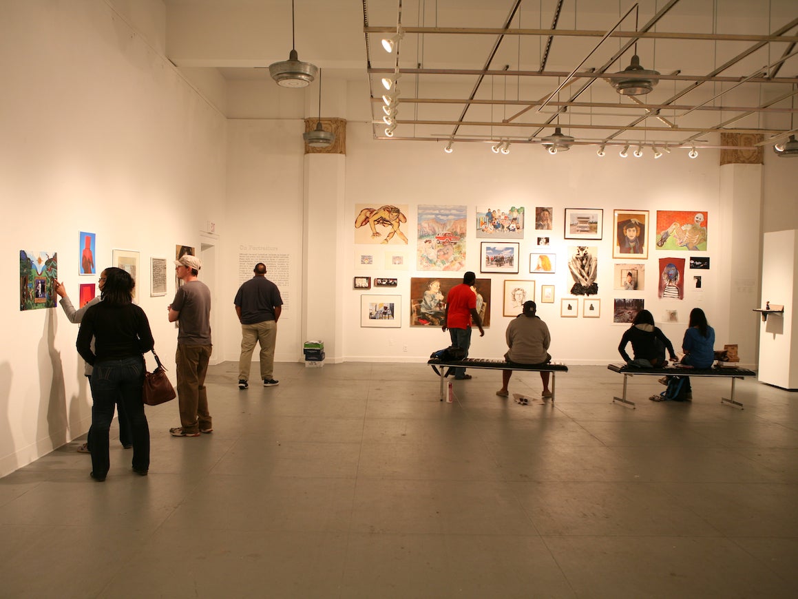 Interior of the Fisher Gallery