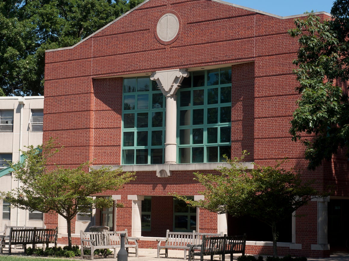 Exterior view of Langston (North) Hall.
