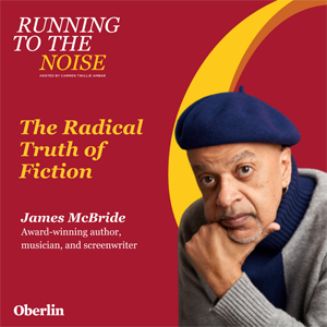 Cover art of Running to the Noise showing James McBride.