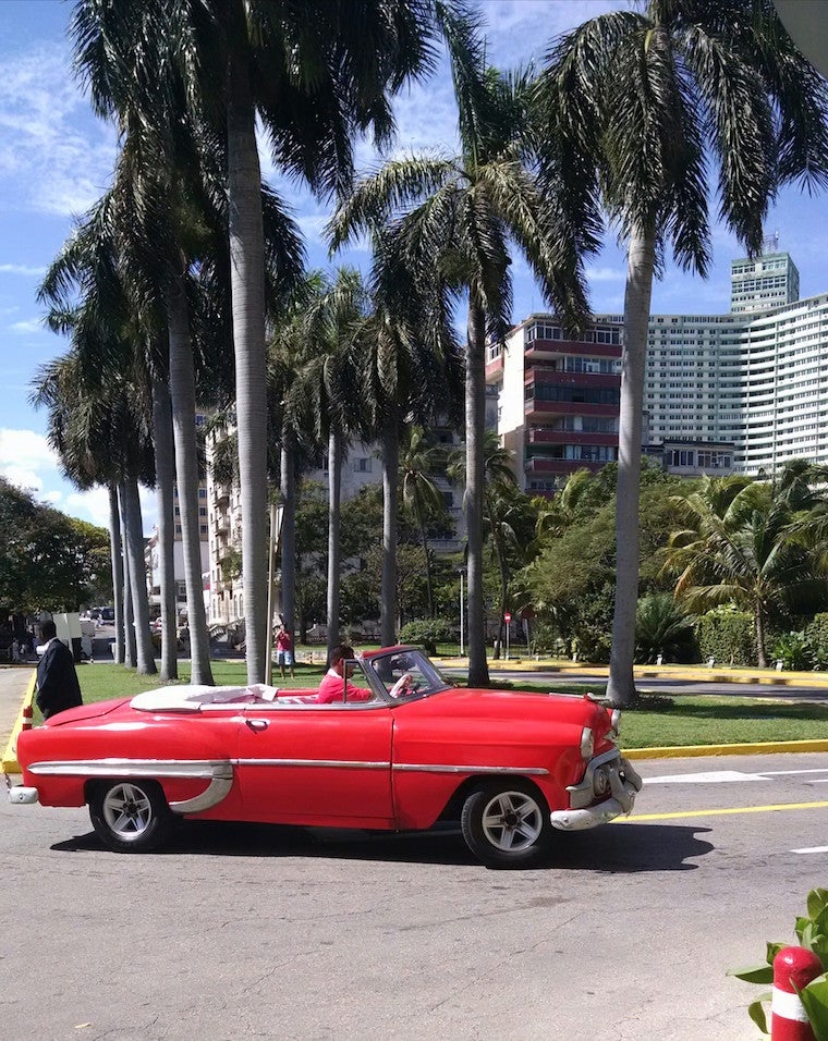 1950s car in Cuba 