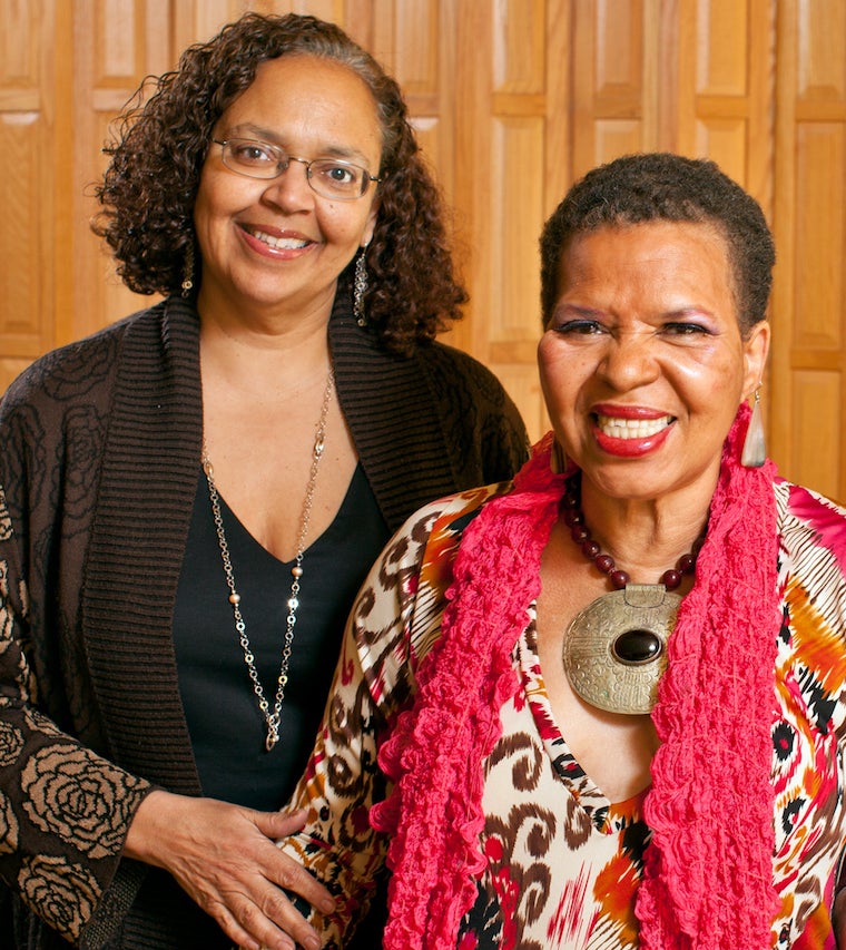 Caroline Jackson-Smith with Ntozake Shange