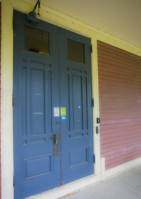 A set of large doors.