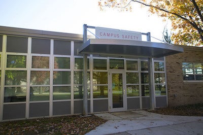 Exterior of the campus safety office.