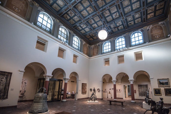 Atrium of the museum.