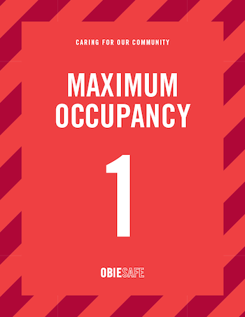 Maximum occupancy 1.