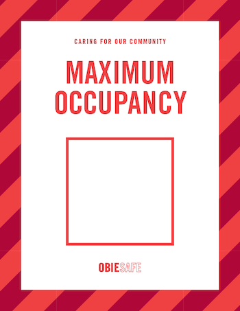 Maximum occupancy (any number).