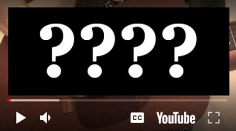 A YouTube screen covered in question marks. Link goes to the winning video.