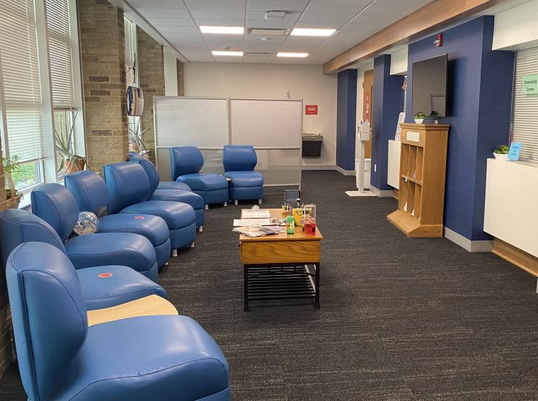 Counseling center waiting room