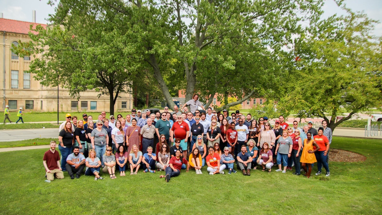 A group photo of staff in the Division of Finance and Administration.
