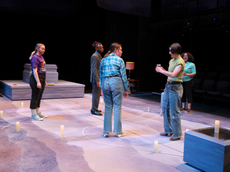 The company of Stonewallin' written and directed by Kari Barclay, April 13-16, 2023