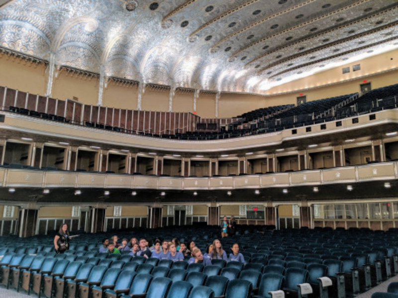 students in Severance Hall