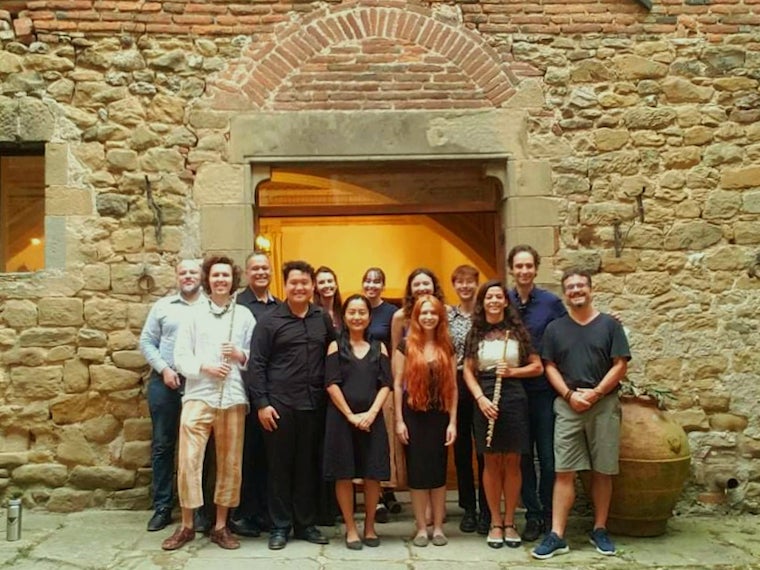 All the flutists from Flauti al Castello 2021!