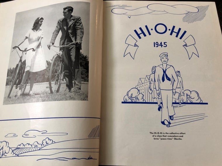 First pages of 1945 Hi-Oh-Hi.