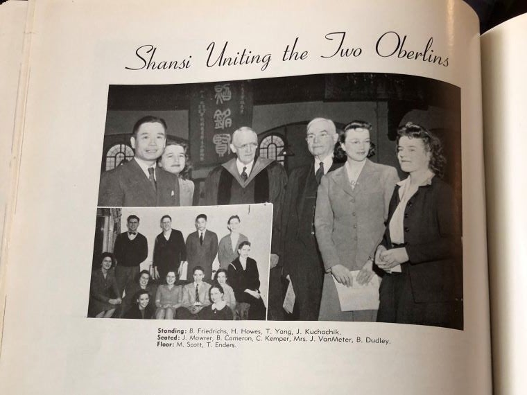 Oberlin Shansi in 1945.