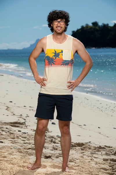 Matt Blankinship on a Fiji Beach.