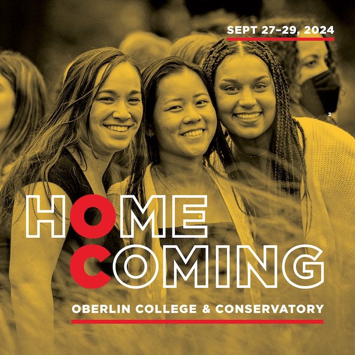 Homecoming: September 27 to 29, 2024