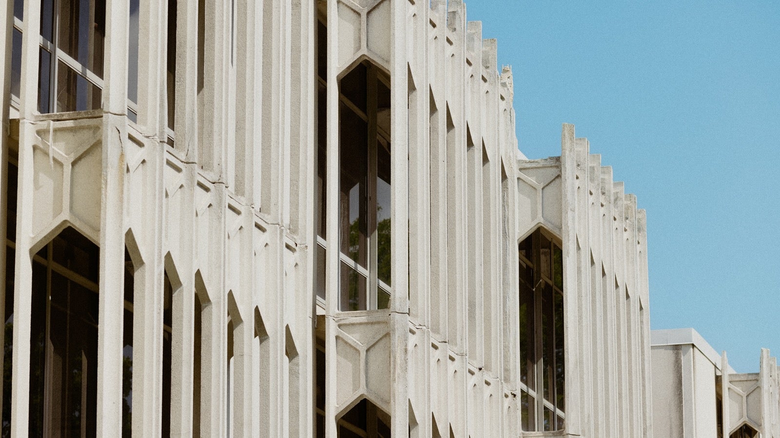 Exterior of King Hall (architectural detail)