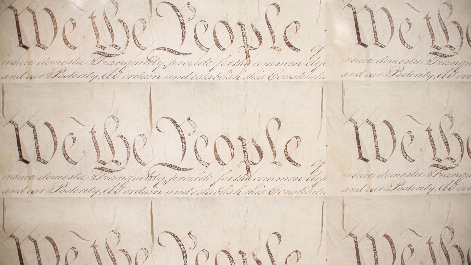 We the People.