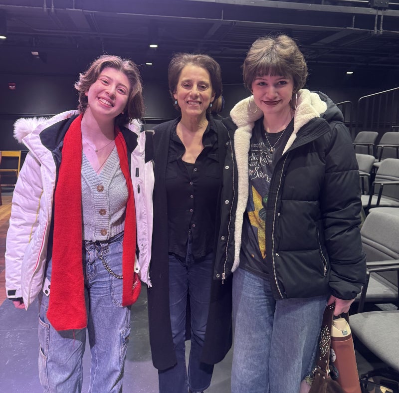 Sara Nearenberg, Judy Kuhn, and Chase Perabo