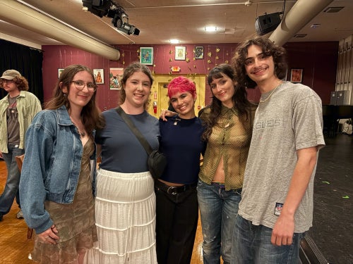 The Army, The Navy with three Oberlin students.