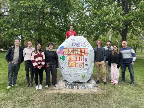 Group photo at Paint the Rock Math