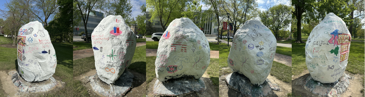 Different angles of the rock