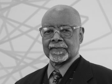 black and white portrait of James Millette.