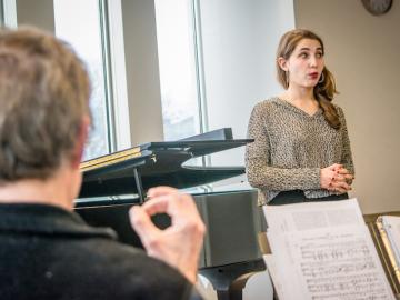 A singer receives a critique