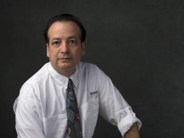  Baron Pineda seated for portrait