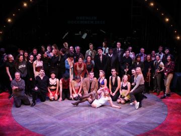 cast of Oberlin Theater Department's production of Cabaret
