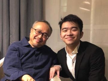 Dang Thai Son with student JJ Bui.