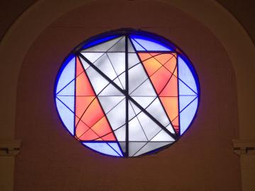 Picture of stained glass window