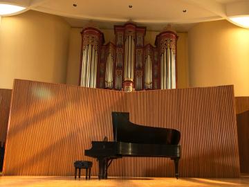 Piano in Warner Concert Hall 