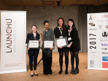 This years four LaunchU pitch competition winners