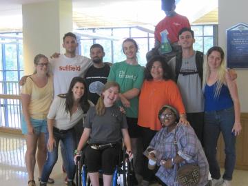 group photo of student accessibility advocates