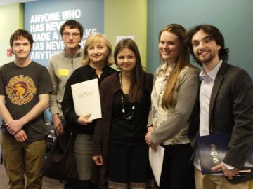 Four Oberlin recipients of Olympiada awards