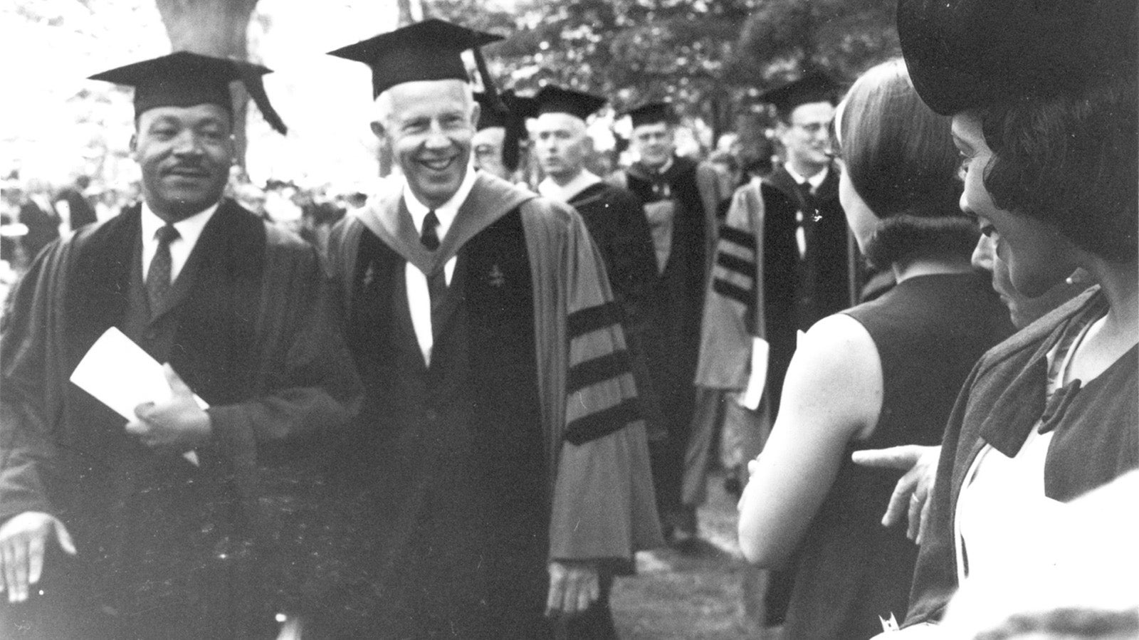 Dr. Martin Luther King Jr. at Oberlin's 1965 commencement