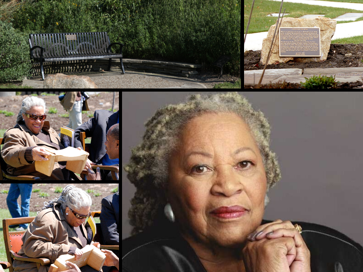 collection of photos featuring toni morrison.