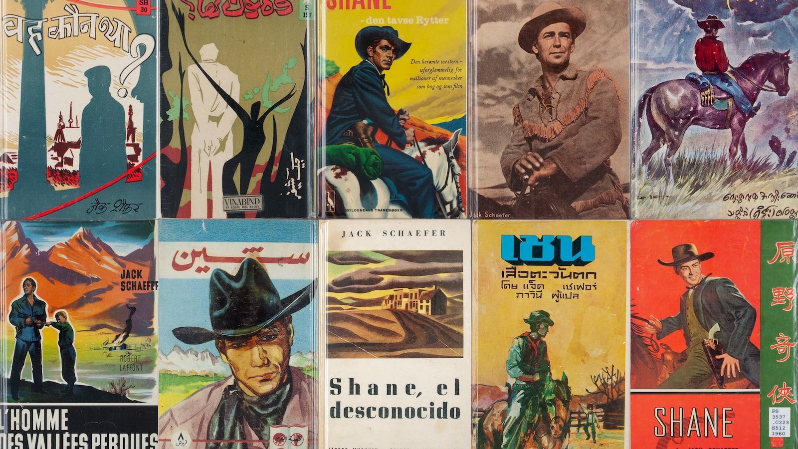 Covers of Jack Shaffer's novels.