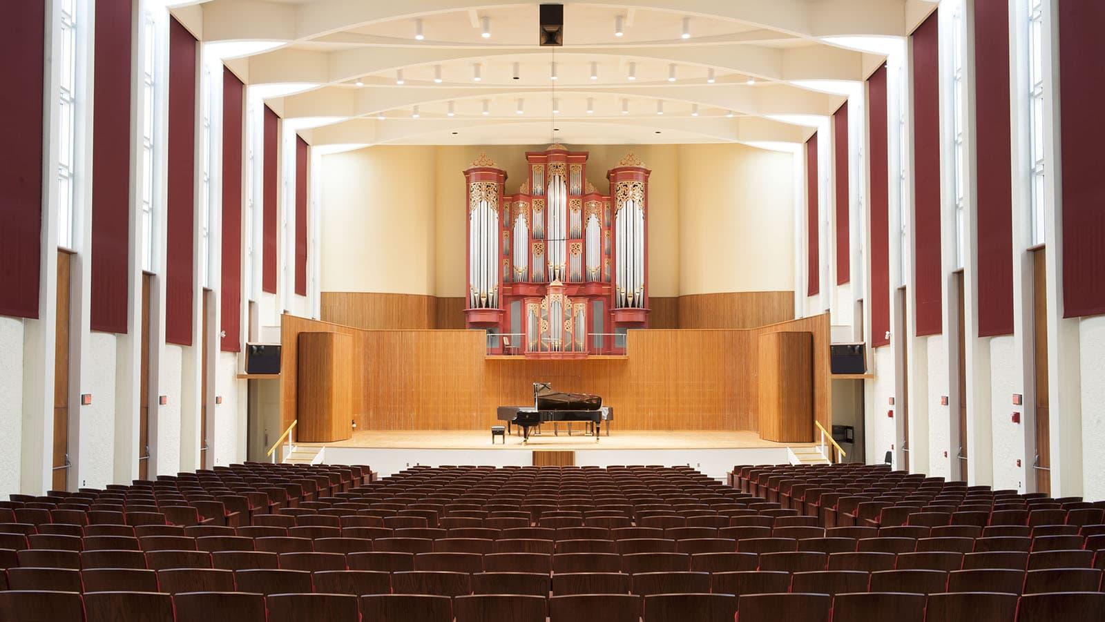 Warner Concert Hall.