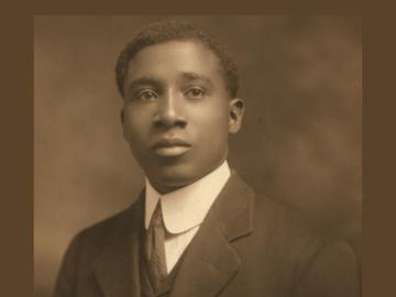 R. Nathaniel Dett, composer and pianist, circa 1920. Photo credit: United States Library of Congress's Prints and Photographs division