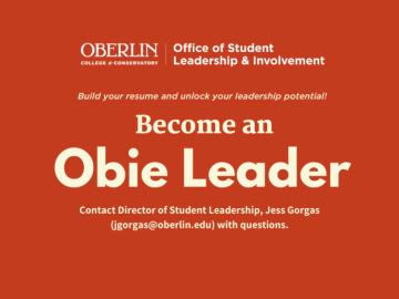 Obie Leaders Session 5: Leadership for Social Change