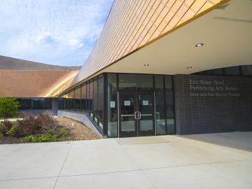 Exterior view of performing arts annex
