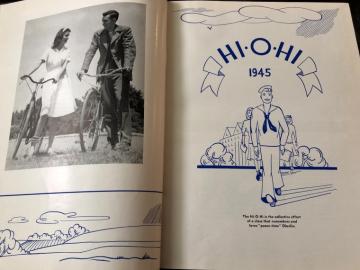 First pages of 1945 Hi-Oh-Hi.