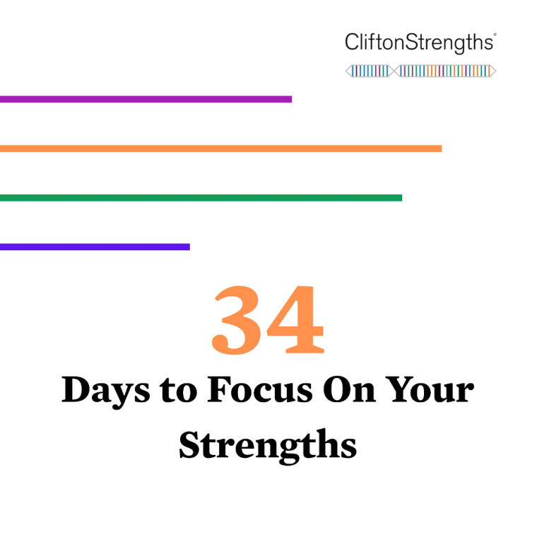 34 Days to Focus on Your Strengths