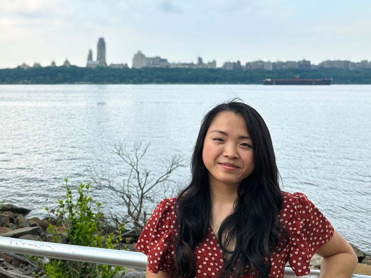 Student by taiwan coast on fullbright