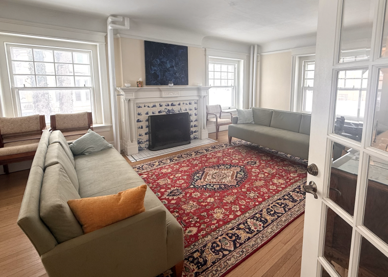 The Lewis House living room