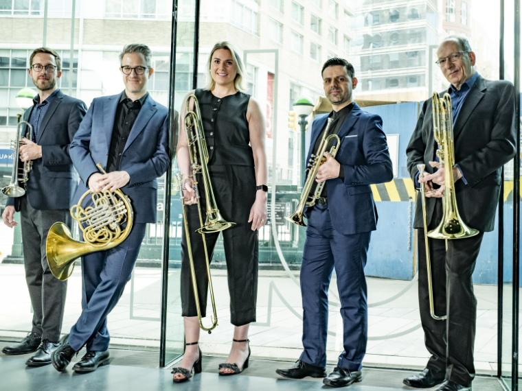 The American Brass Quintet.