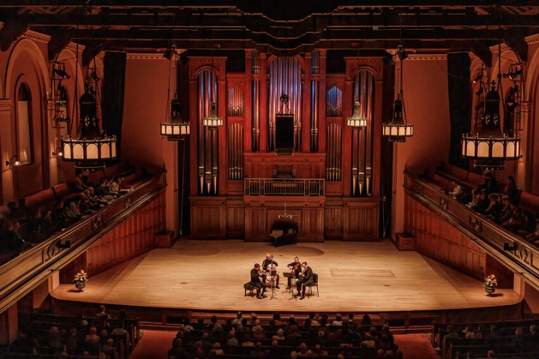 The Miró Quartet plays Finney Chapel