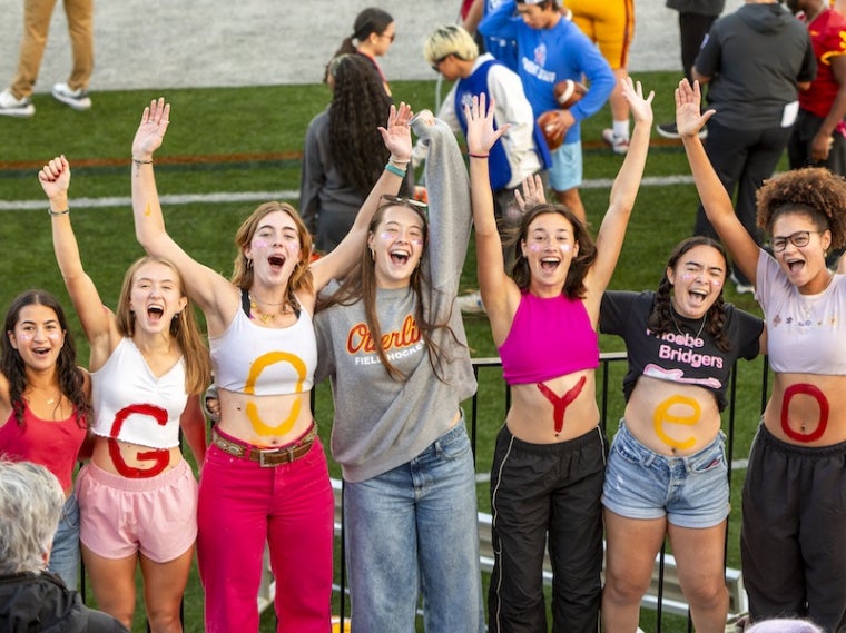 Students celebrating